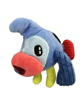 Bark Box Dog Toy Medium/Large Baltra Batfish Fish Treat Trap BarkBox CLEAN